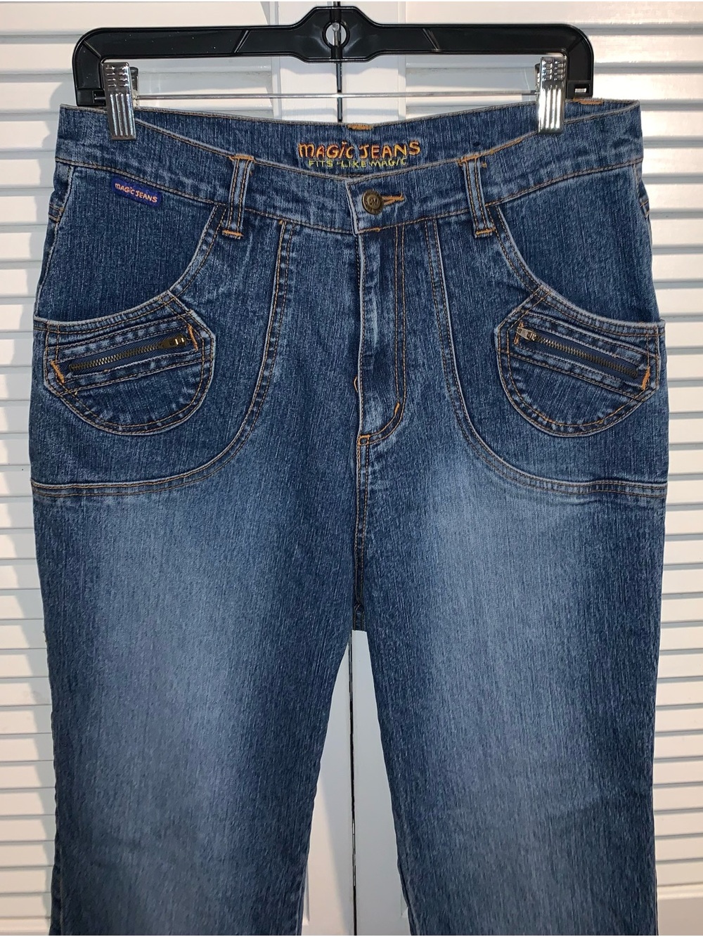 Vintage Y2K Magic Jeans High Rise straight leg Dark Wash Women’s Size 14